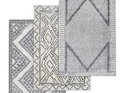 Rug Set 1360 3D model