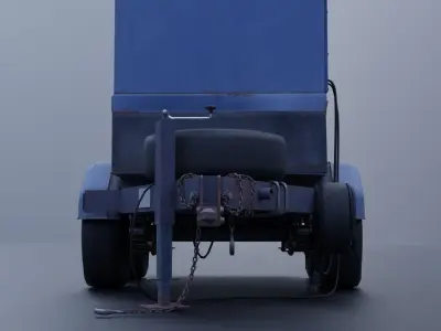 old-diesel-generator 3D model