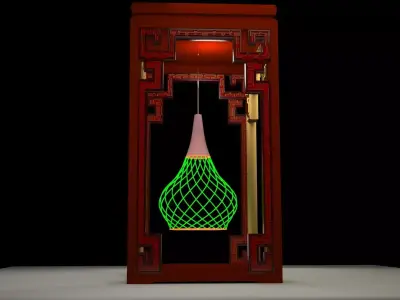 Chinese lantern 3D model