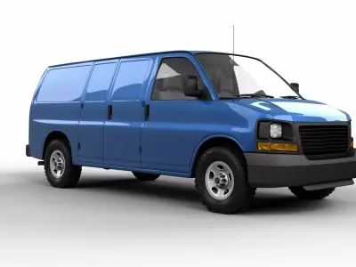 American Van 3D model