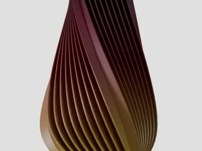 Spiral vase 3D model