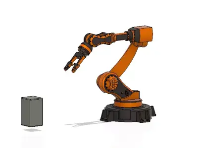 Industrial Robotic Arm 3D model