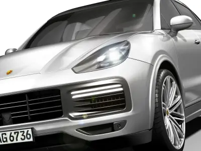 Porsche Cayenne 2022 3D model