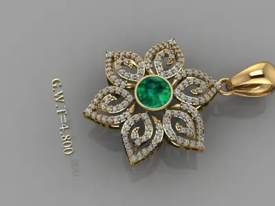 FASION PENDANT 3D model purchase