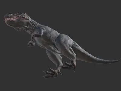 Tyrannosaurus  Low-poly 3D model
