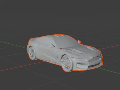 Car For Games  3D model