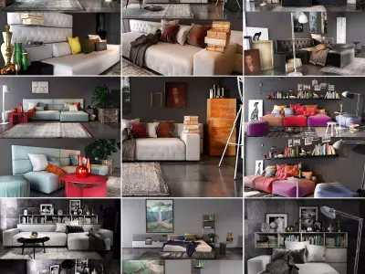 Twils furniture collection 3D model