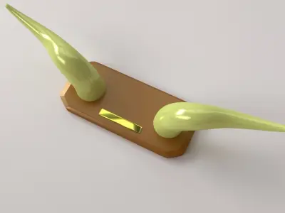 Horn Decor 3D model