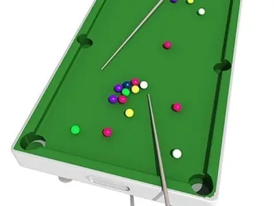 Snooker Table Free 3D model