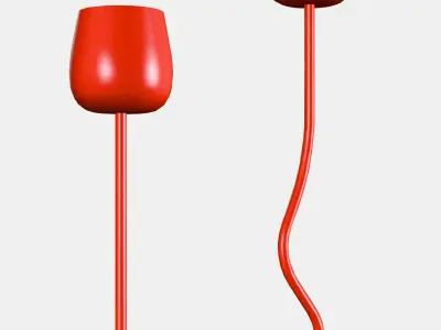 SILVERPARON Candlestick-tealight holder Low-poly 3D model