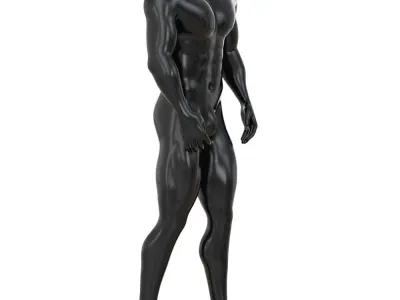 Headless Sports Mannequin 80 3D model