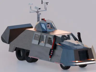The Tiv 2 2009 Low-poly 3D model