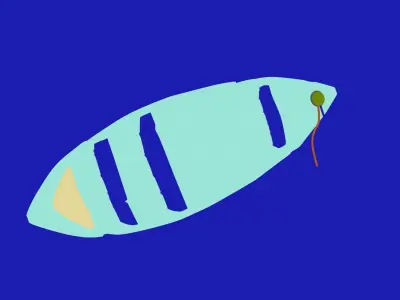 Game Elven Forest - Shipwreck 3D model