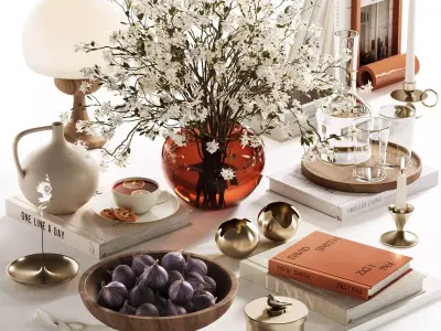 Decorative Set 47 3D model buy