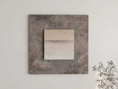 wabi-sabi bedroom 3D model 3D model