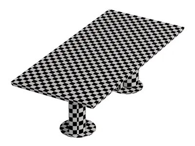 Viola Table by Elve luxury 3D model