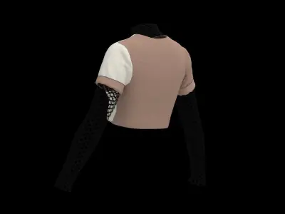  Female mesh log sleeve 3D model