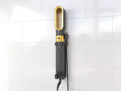 hairdryer set  3D model