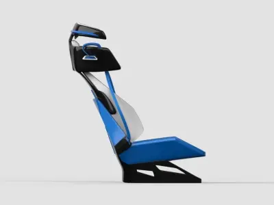 Sport Sublime - Sporty car seat concept design 3D model