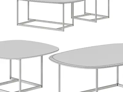 Rolf Benz   Coffee Tables 3D model