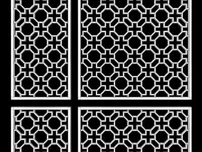 Arabic Islamic pattern wood decorative plaster 3D model purchase