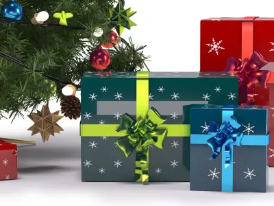 Christmas Tree 3D model 10