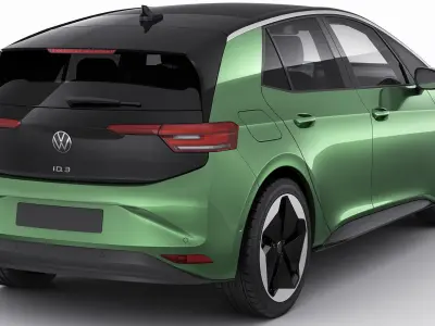 VW ID3 2024 3D model