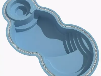 Swimming pool 09 3D model