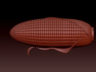 roasted corn 3D print model