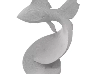 fish statue 3D model