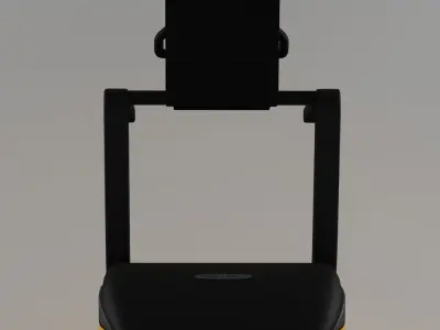 Black Treadmill 3D model