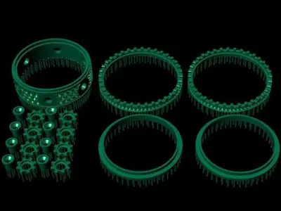 ring turn print 3d file stl 3D print model