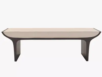 Detail Laurel Bench Ottoman 3D model