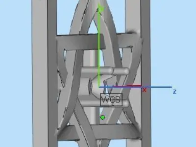 pendant star of david  3D print model