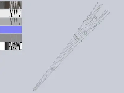 Torch Low-poly 3D model