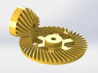 CST  EXTRUDER WITH BEVEL GEAR 3D print model