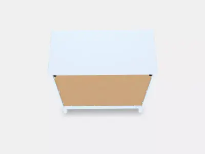 IDANAS Chest of 4 drawers Low-poly 3D model