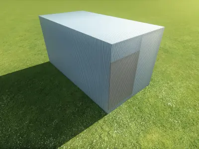 COLD STORAGE MODEL Low-poly 3D model