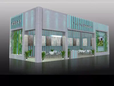 Booth - Area - 15X6-3DMAX2009-06 3D model