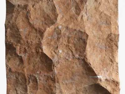 492-RockPanel rock texture 3D model