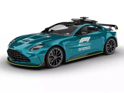 Aston Martin Vantage S F1 Safety Car 2025 3d model 3D model