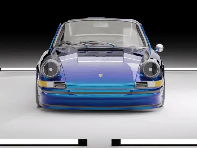 Porsche 911 Carrera 4S 50 Years 3D model