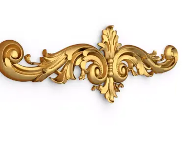 carved classic decorative ornament cnc 3d printing stl 61 3D model