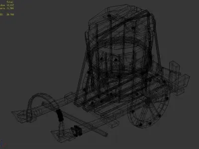 Game City - Cart 21 3D model