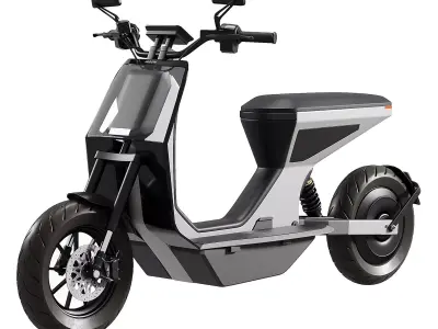 Naon electric scooter Low-poly 3D model