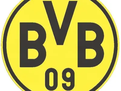 BVB 09 LOGO FOOTBALL EMBLEM 3D print model