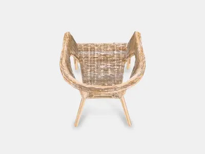 AGEN Sessel Low-poly 3D model