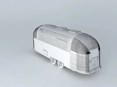 Airstream Old Wreck Dummy Free 3D model