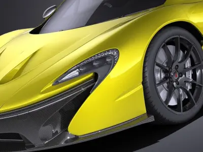 McLaren P1 2016 VRAY 3D model