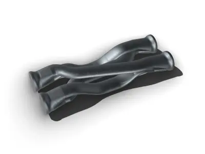 Exhaust Zpipe section like pipe hpipe 3D print model